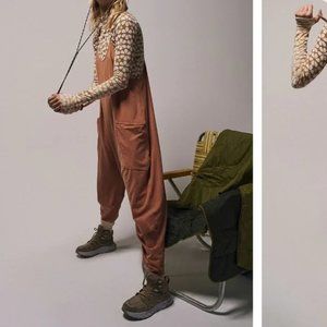 Free People Hot Shot Onesie, Red Earth, S